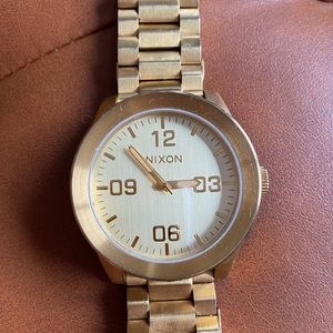 Men’s Nixon Corporal Gold Watch